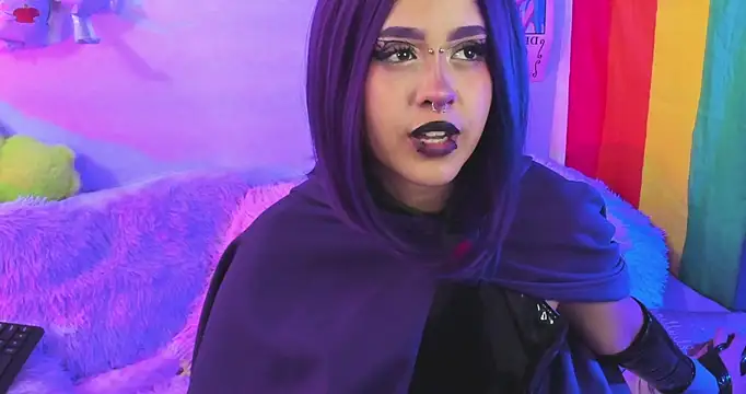 Snapshot of NekoWaifu chatting on 10.31.25 NekoWaifu online show from 10.31.25