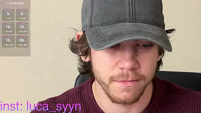 Snapshot of luca_syn chatting on 10.26.25 luca syn online show from 10.26.25