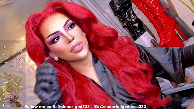 Snapshot of CherryHarper chatting on 10.24.25 CherryHarper online show from 10.24.25