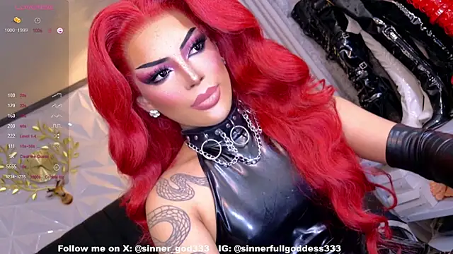 Snapshot of CherryHarper chatting on 12.04.25 CherryHarper online show from 12.04.25