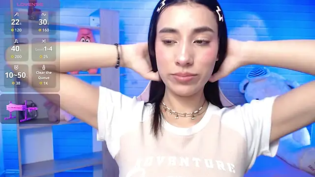 Snapshot of koyuki_san chatting on 10.07.25 koyuki san online show from 10.07.25