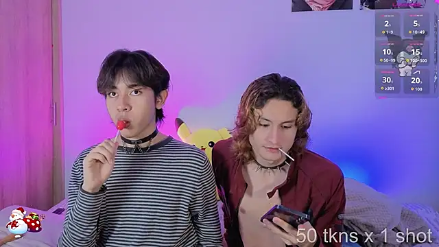 Snapshot of Darcy_and_Stolas chatting on 11.29.25 Darcy and Stolas online show from 11.29.25