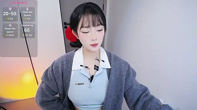 Snapshot of Kinadolly chatting on 11.03.25 Kinadolly online show from 11.03.25