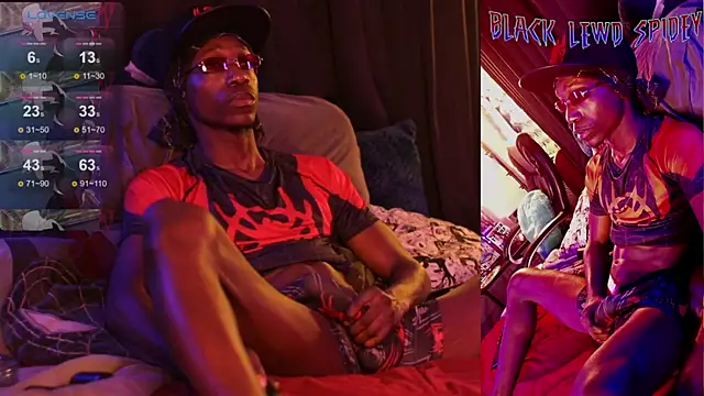 Snapshot of BlackLewdSpidey chatting on 01.17.25 BlackLewdSpidey online show from 01.17.25