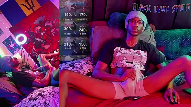 Snapshot of BlackLewdSpidey chatting on 02.02.25 BlackLewdSpidey online show from 02.02.25