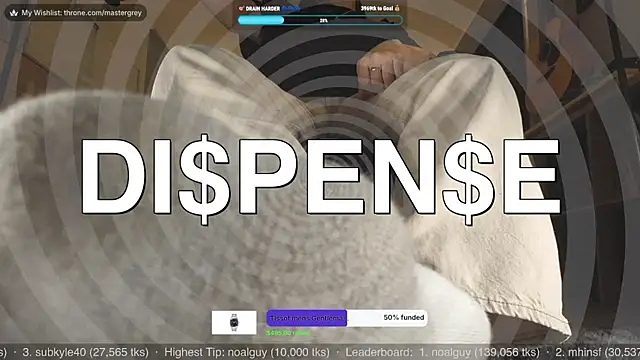 cashmastergrey online show from 12.20.25