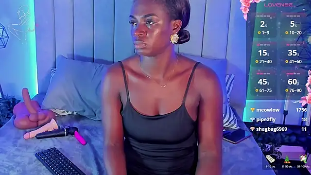 Snapshot of CandyVega_ chatting on 12.21.25 CandyVega online show from 12.21.25