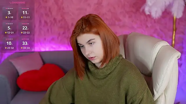 GingerPinky online show from 03.12.26