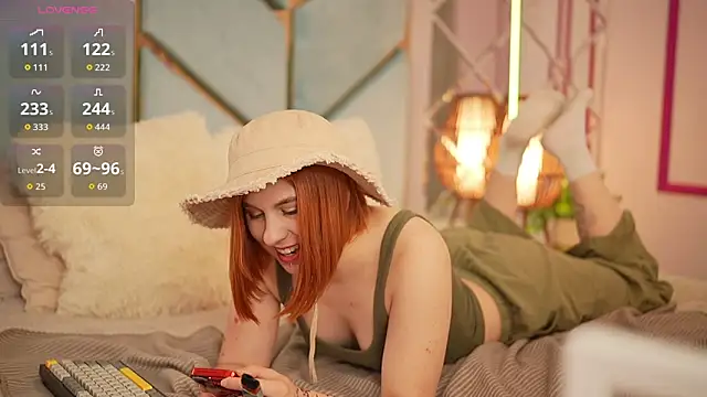 GingerPinky online show from 06.09.26
