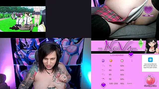 Snapshot of -N0V4- chatting on 02.07.26 -N0V4- online show from 02.07.26