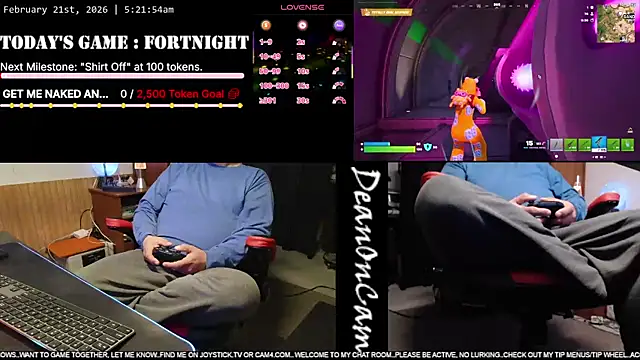 DeanonCam online show from 02.21.26