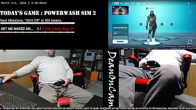 DeanonCam online show from 03.01.26