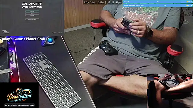 DeanonCam online show from 07.31.26
