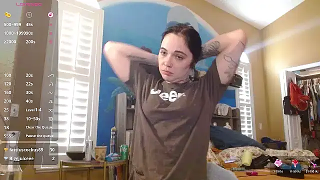 ahungkittykat online show from 04.17.26