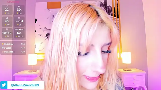 AlannaViera online show from 07.10.26
