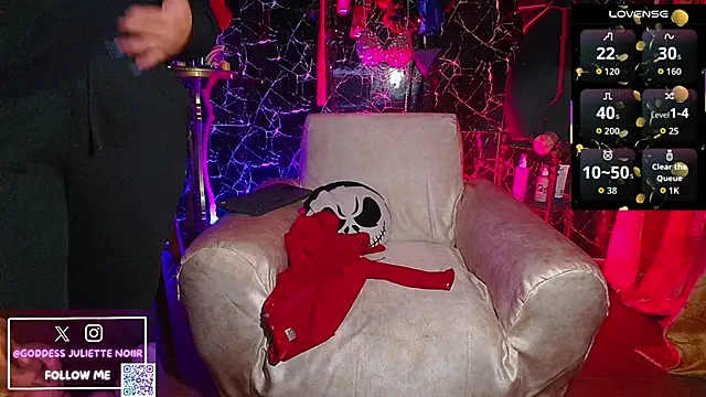 GoddessJulietteNoiir online show from 06.09.26