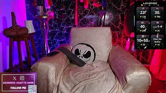 GoddessJulietteNoiir online show from 06.10.26