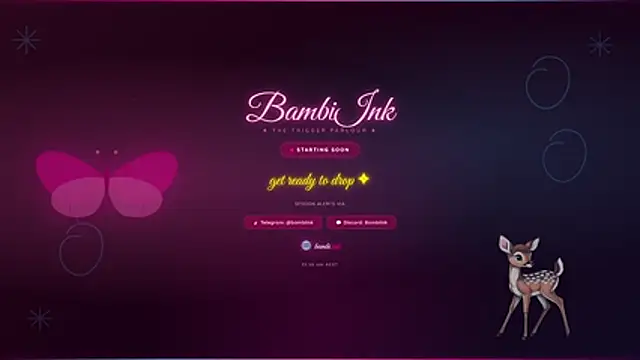 BambiInkXXX online show from 04.21.26
