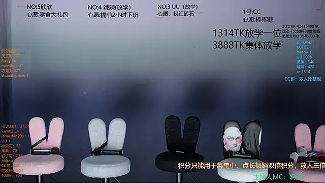 Snapshot of lsCY002 chatting on 07.21.26 lsCY002 online show from 07.21.26