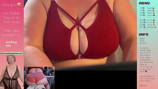 SadieMarriedLady online show from 07.23.26