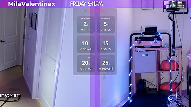 MilaValentina online show from 02.21.25