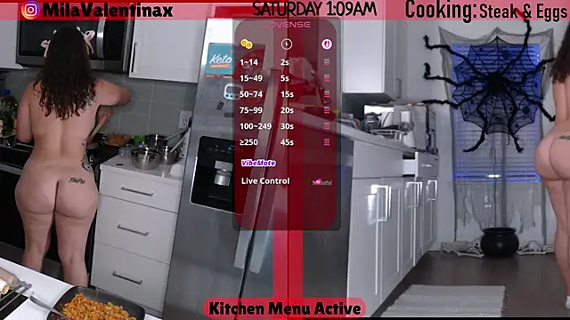 MilaValentina online show from 10.18.25