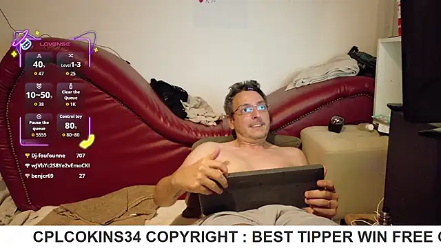 Snapshot of cplcokins34 chatting on 09.20.25 cplcokins34 online show from 09.20.25