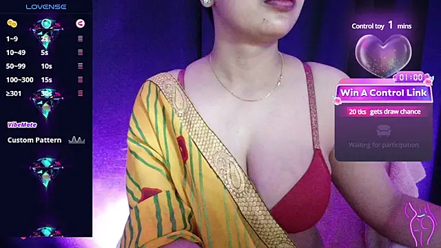 Snapshot of DesiZoya chatting on 02.15.25 DesiZoya online show from 02.15.25