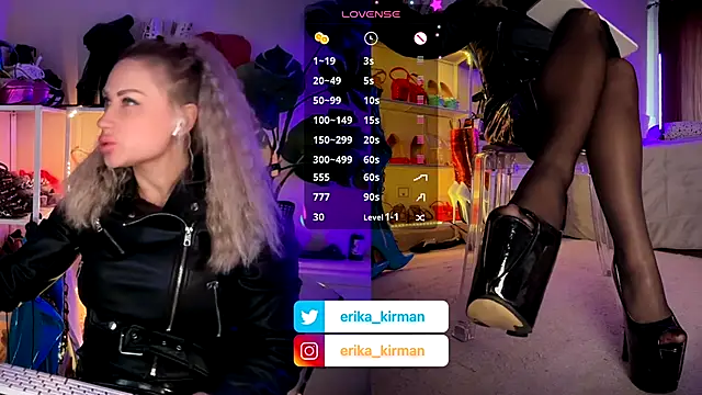 Snapshot of Erika_Kirman chatting on 12.02.25 Erika Kirman online show from 12.02.25