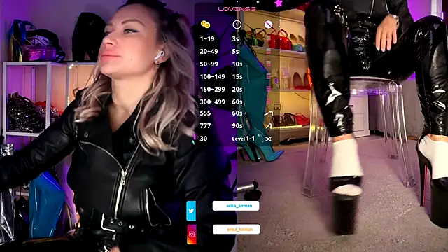 Snapshot of Erika_Kirman chatting on 12.14.25 Erika Kirman online show from 12.14.25