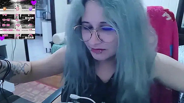 Snapshot of ElfGrey chatting on 11.07.25 ElfGrey online show from 11.07.25