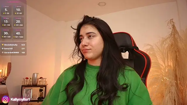 Snapshot of KallyMyller1 chatting on 01.23.25 KallyMyller1 online show from 01.23.25