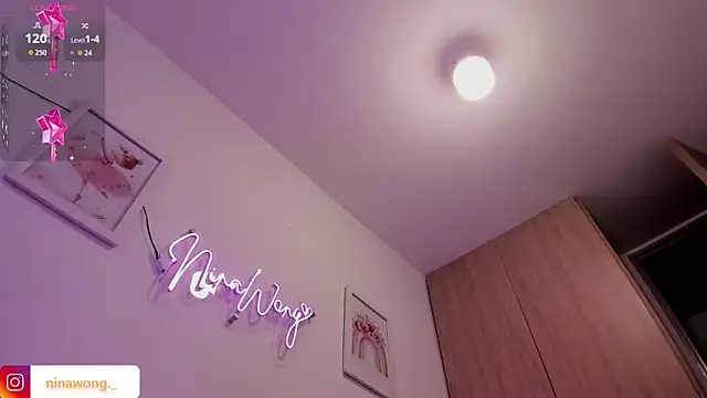 Snapshot of NinaWong chatting on 12.04.25 NinaWong online show from 12.04.25