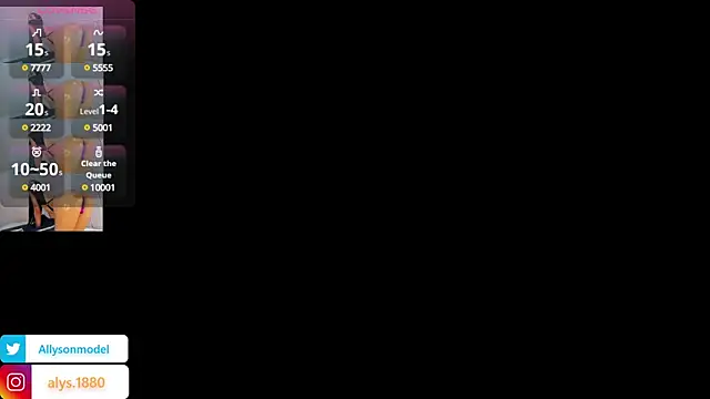 alysson 18 online show from 02.14.25