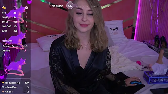 Snapshot of GraceCandy chatting on 01.05.25 GraceCandy online show from 01.05.25