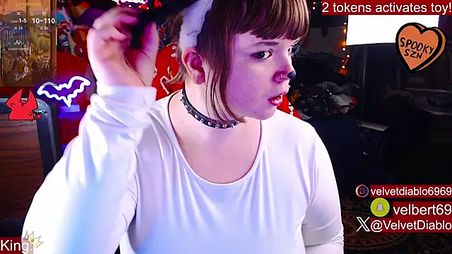 VelvetDiablo online show from 10.01.25