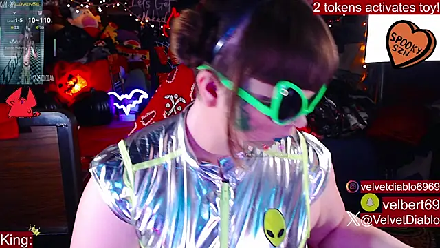 VelvetDiablo online show from 10.15.25