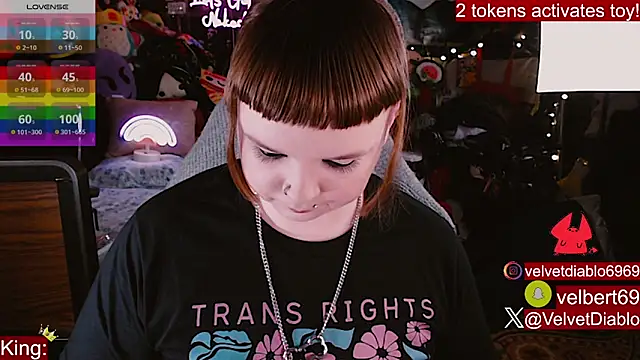 Snapshot of VelvetDiablo chatting on 06.23.26 VelvetDiablo online show from 06.23.26
