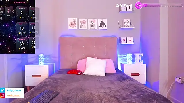 Snapshot of EmilyCoast-1 chatting on 11.14.25 EmilyCoast-1 online show from 11.14.25