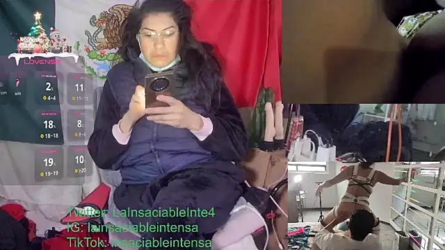 Snapshot of LaInsaciableIntensa chatting on 01.28.25 LaInsaciableIntensa online show from 01.28.25