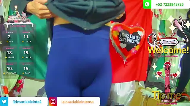 Snapshot of LaInsaciableIntensa chatting on 02.13.25 LaInsaciableIntensa online show from 02.13.25