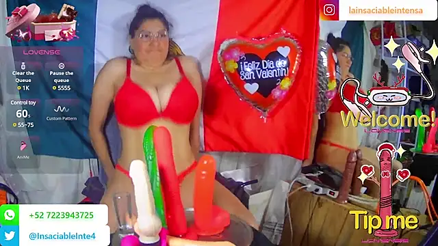 Snapshot of LaInsaciableIntensa chatting on 02.15.25 LaInsaciableIntensa online show from 02.15.25