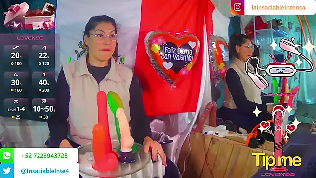 Snapshot of LaInsaciableIntensa chatting on 02.16.25 LaInsaciableIntensa online show from 02.16.25