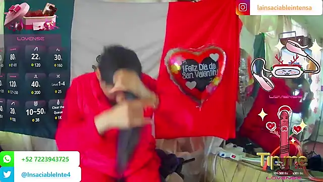 Snapshot of LaInsaciableIntensa chatting on 02.16.25 LaInsaciableIntensa online show from 02.16.25