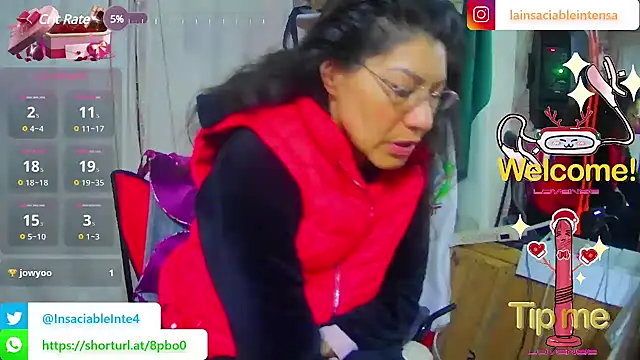 Snapshot of LaInsaciableIntensa chatting on 02.27.25 LaInsaciableIntensa online show from 02.27.25