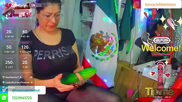 Snapshot of LaInsaciableIntensa chatting on 03.02.25 LaInsaciableIntensa online show from 03.02.25
