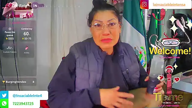 Snapshot of LaInsaciableIntensa chatting on 03.02.25 LaInsaciableIntensa online show from 03.02.25