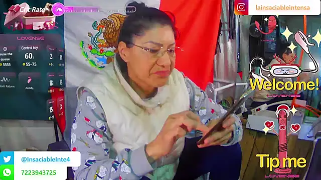 Snapshot of LaInsaciableIntensa chatting on 03.04.25 LaInsaciableIntensa online show from 03.04.25