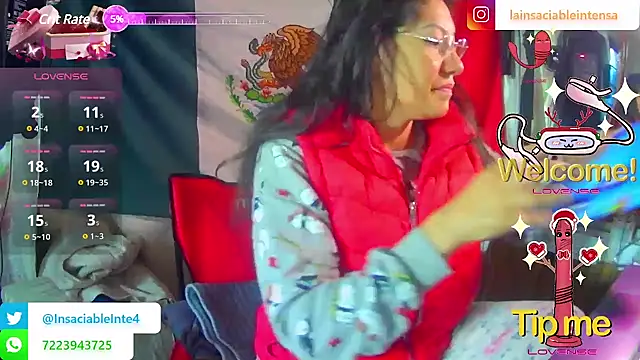 Snapshot of LaInsaciableIntensa chatting on 03.05.25 LaInsaciableIntensa online show from 03.05.25