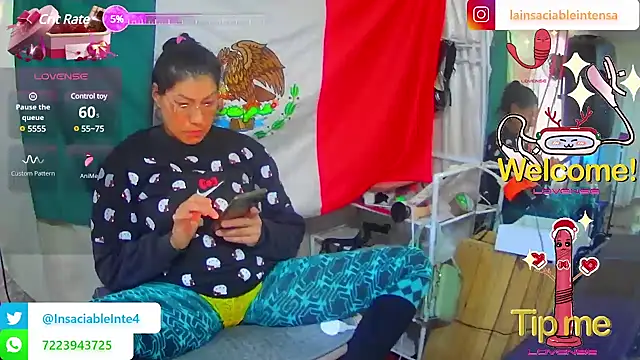 Snapshot of LaInsaciableIntensa chatting on 03.08.25 LaInsaciableIntensa online show from 03.08.25